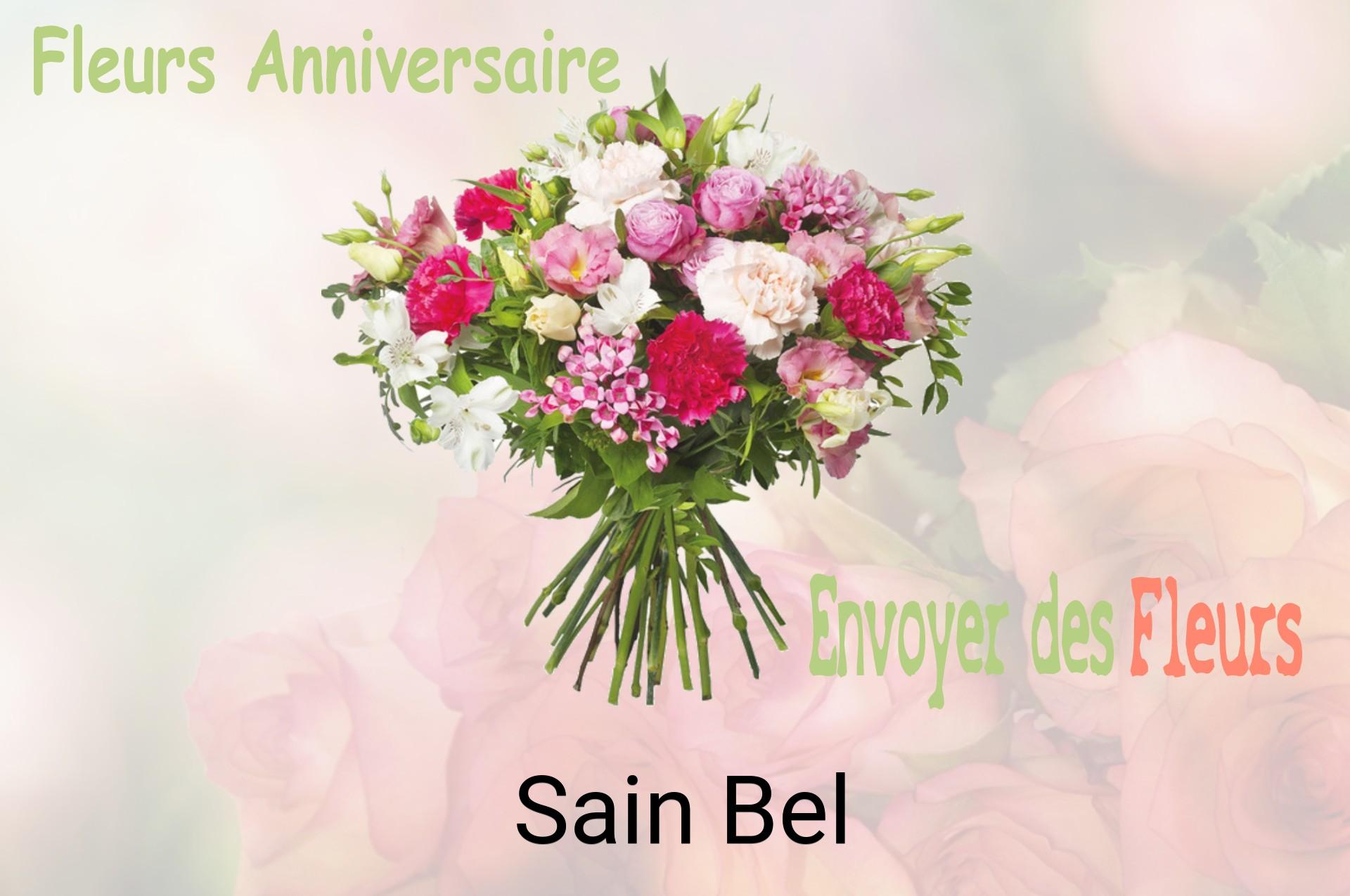 Bouquet de fleurs d’anniversaire livré à Sain-Bel