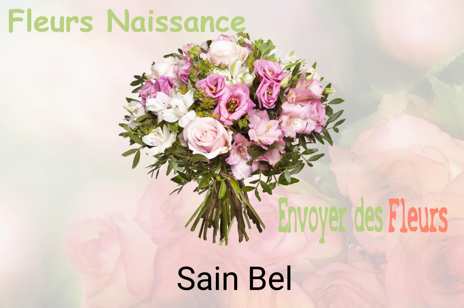 Bouquet de fleurs de naissance livré à Sain-Bel