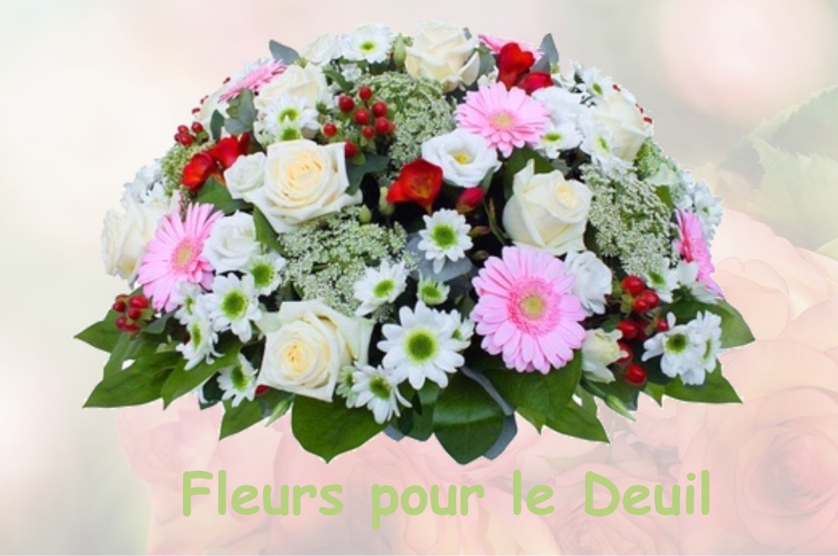 fleurs deuil SAIN-BEL
